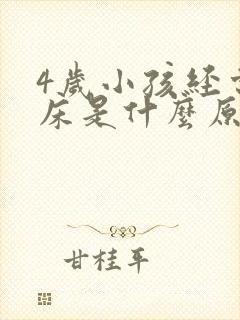 4岁小孩经常尿床是什么原因引起