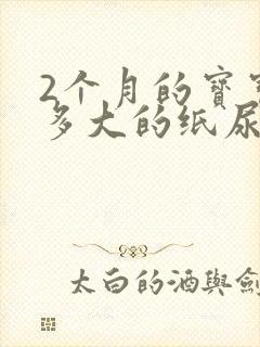 2个月的宝宝穿多大的纸尿裤