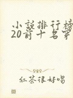 小说排行榜2020前十名穿越