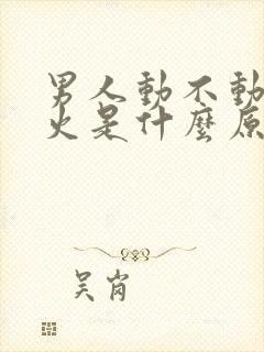 男人动不动就发火是什么原因