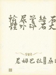 输尿管结石上段体外碎石大概多少钱