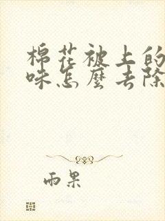 棉花被上的尿骚味怎么去除