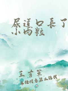 尿道口长了一些小肉粒