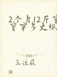 2个月12斤宝宝穿多大纸尿裤