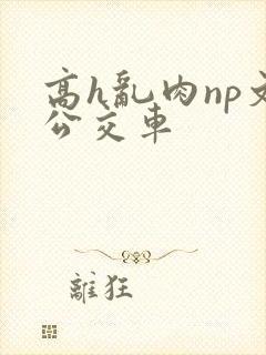 高h乱肉np文公交车