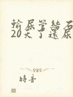 输尿管结石术后20天了还尿血