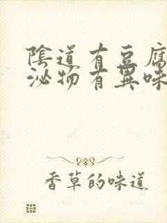 阴道有豆腐渣分泌物有异味瘙痒