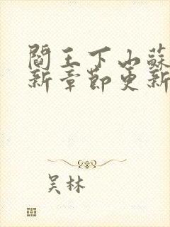 阎王下山苏文最新章节更新时间