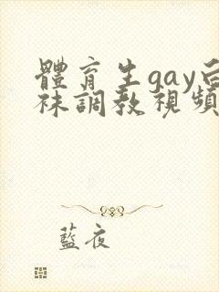 体育生gay白袜调教视频