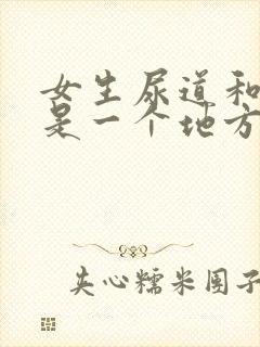 女生尿道和月经是一个地方吗