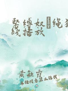 紧缚奴隷绳狂在线播放