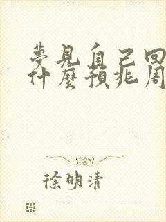 梦见自己回家是什么预兆周公解梦