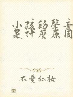 小孩的声音嘶哑是什么原因