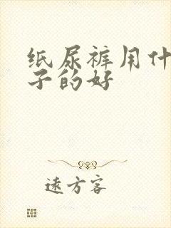 纸尿裤用什么牌子的好