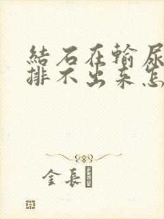 结石在输尿管里排不出来怎么办