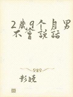 2岁9个月男宝不会说话