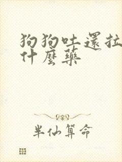 狗狗吐还拉稀吃什么药