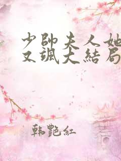 少帅夫人她又美又飒大结局