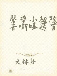 声带小结除了声音嘶哑还有什么症状