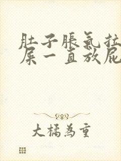 肚子胀气拉不出屎一直放屁