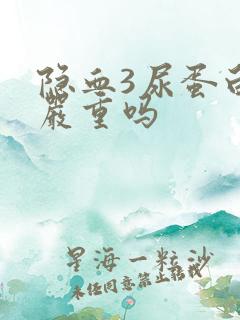 隐血3尿蛋白2严重吗