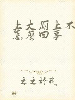 上大厕上不出来怎么回事