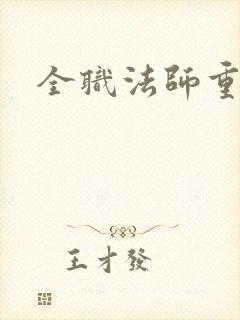 全职法师重瞳
