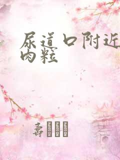 尿道口附近长小肉粒