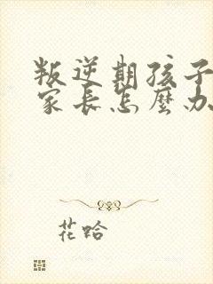 叛逆期孩子打骂家长怎么办