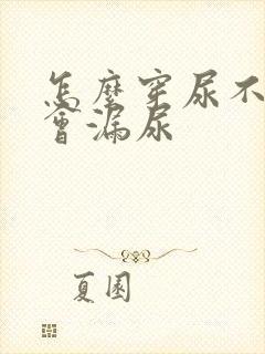 怎么穿尿不湿不会漏尿