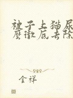 被子上猫尿味怎么彻底去除