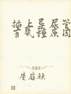 插上导尿管漏尿有几种原因