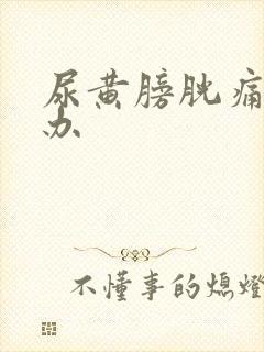 尿黄膀胱痛怎么办