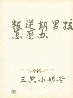 叛逆期男孩厌学怎么办