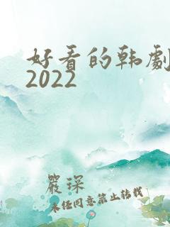 好看的韩剧推荐2022