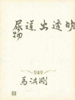 尿道出透明分泌物