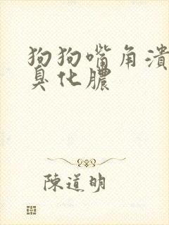 狗狗嘴角溃烂发臭化脓