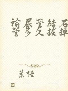 输尿管结石留置管多久拔掉