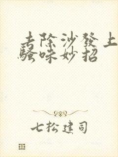 去除沙发上猫尿骚味妙招