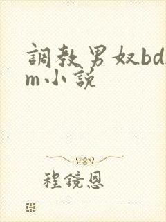 调教男奴bdsm小说