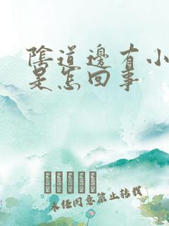 阴道边有小肉刺是怎回事