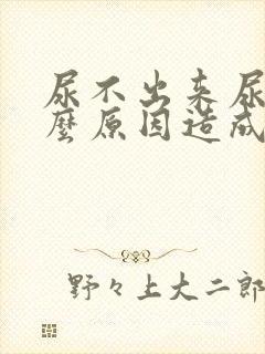 尿不出来尿是什么原因造成的