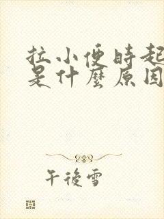 拉小便时起泡泡是什么原因