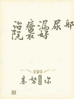 治疗漏尿哪个医院最好