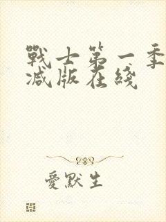 战士第一季未删减版在线