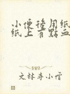 小便后用纸擦时纸上有点血是什么原因?