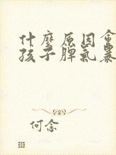 什么原因会导致孩子脾气暴躁