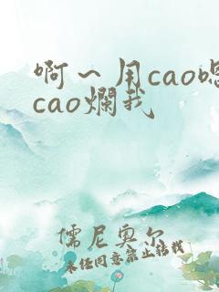 啊～用cao嗯cao烂我