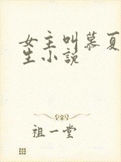 女主叫慕夏的重生小说