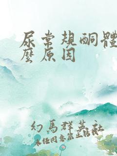 尿常规酮体高什么原因